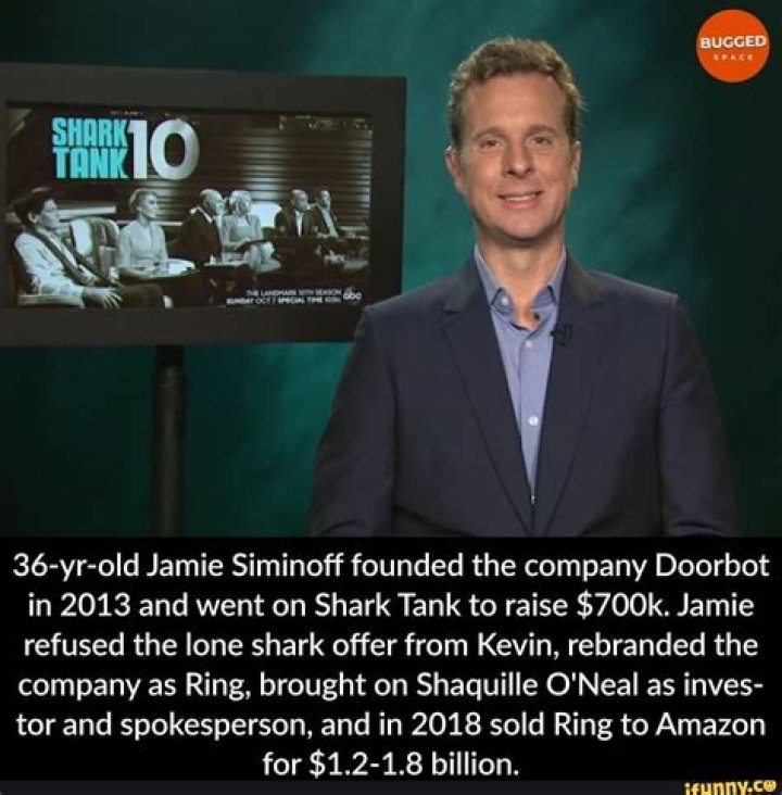 In 2013 Jamie Siminoff Walked Away Without A Deal On Shark Tank. Today He Sold His Company Ring To Amazon For $1.2 Billion+