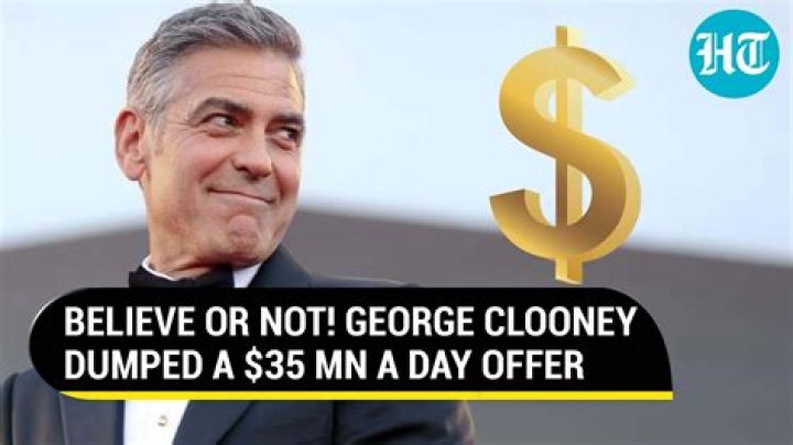 George Clooney Once Turned Down $35 MILLION For 'One Day's Work" Because The Brand Was Controversial