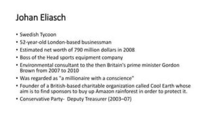 Johan Eliasch Net Worth | Celebrity Net Worth