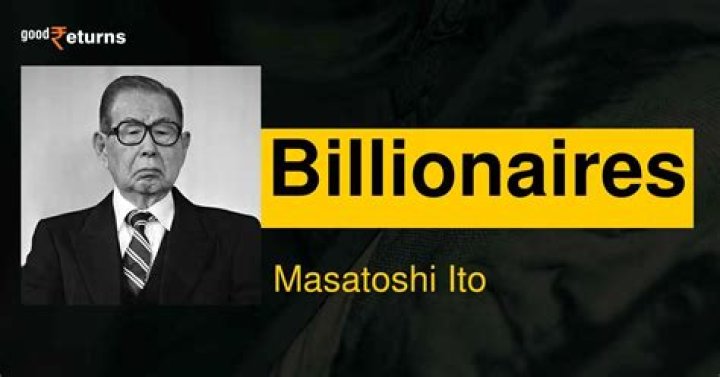 Masatoshi Ito Net Worth | Celebrity Net Worth