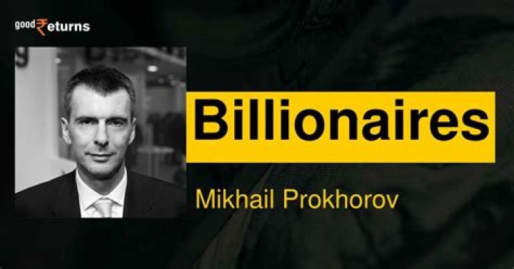 Mikhail Prokhorov Net Worth | Celebrity Net Worth
