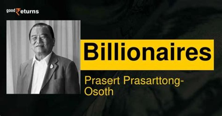 Prasert Prasarttong-Osoth Net Worth | Celebrity Net Worth