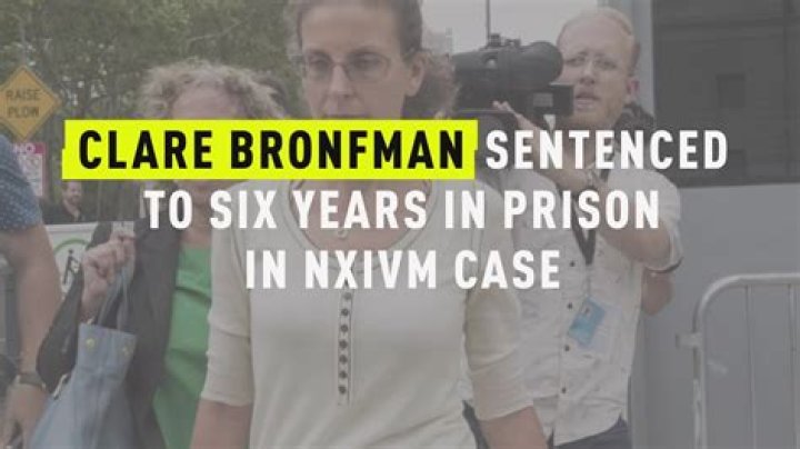 Seagram's Heiress Clare Bronfman Sentenced To More Than 6 Years In Prison For Role In NXIVM Sex Cult